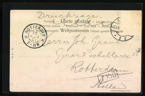 Passepartout-AK Aachen, Marienkirche