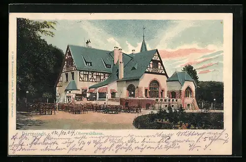 AK Darmstadt, Restaurant Oberwaldhaus