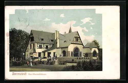 AK Darmstadt, Restaurant Oberwaldhaus