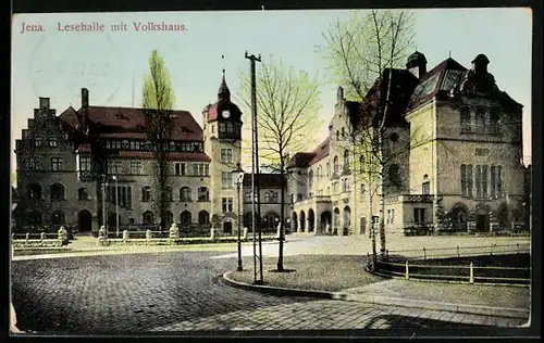 AK Jena, Lesehalle mit Volkshaus