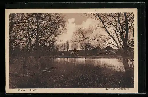 AK Cismar i. Holst., Partie am Mühlenteich