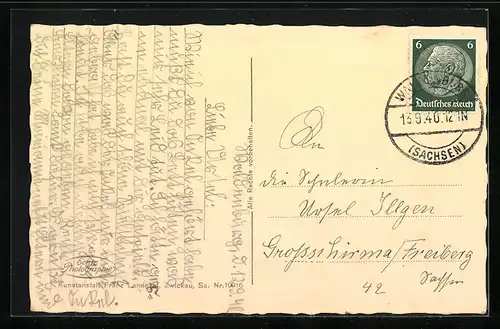 AK Waldenburg i. Sa., Totalansicht