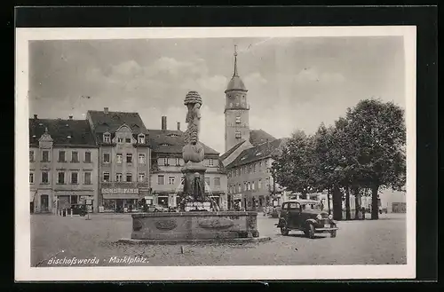 AK Bischofswerda, Marktplatz