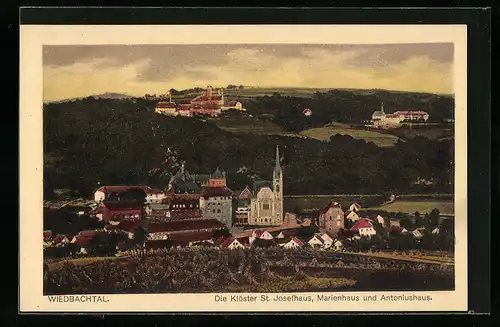 AK Waldbreitbach, Wiedbachtal, Die Klöster St. Josefhaus, Marienhaus und Antoniushaus