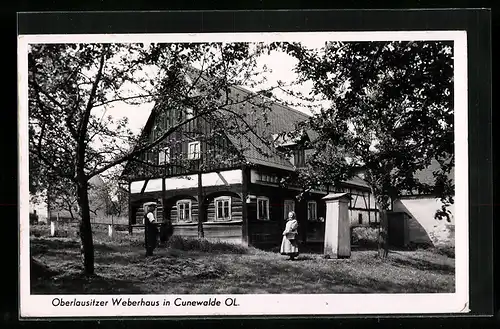 AK Cunewalde / OL., Oberlausitzer Weberhaus