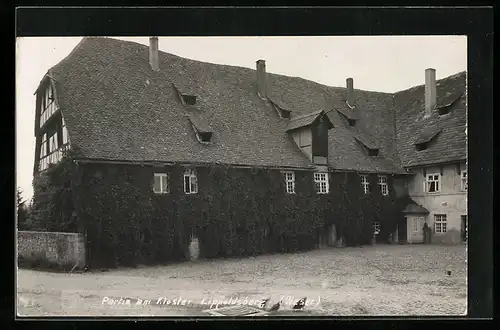 AK Lippoldsberg / Weser, Partie am Kloster