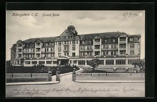 AK Königstein i. T., Grand Hotel