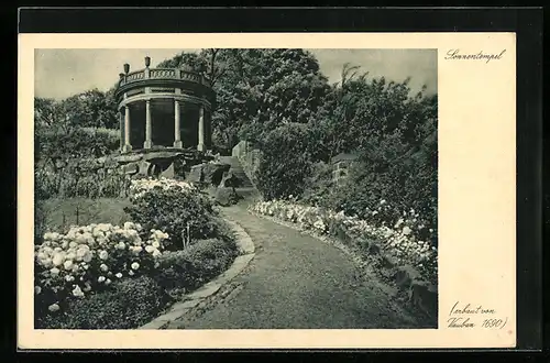 AK Gleisweiler, Sanatorium Bad Gleisweiler, Sonnentempel