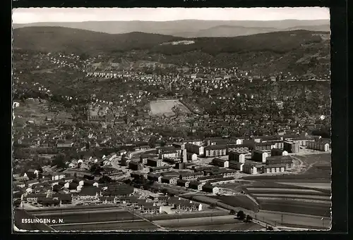 AK Esslingen a. N., Gesamtansicht, Luftbild