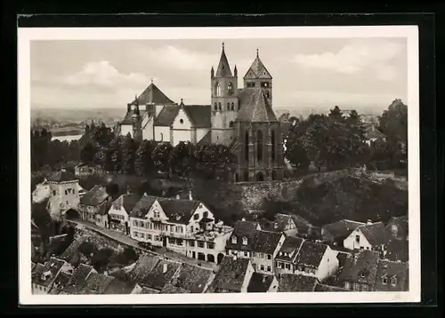 AK Breisach a. Rhein, Stefansmünster, Flugzeugaufnahme