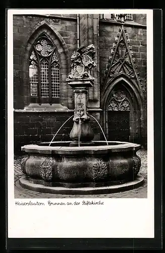 AK Kaiserslautern, Brunnen an der Stiftskirche