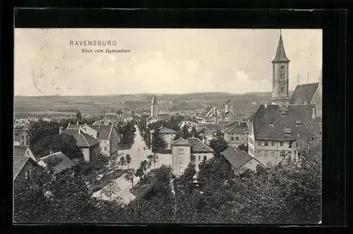 AK Ravensburg, Blick vom Gymnasium