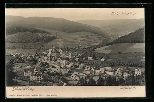 AK Schmiedeberg / Erzgeb., Gesamtansicht