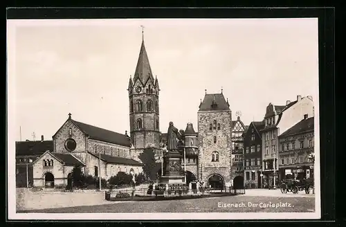 AK Eisenach, der Carlsplatz