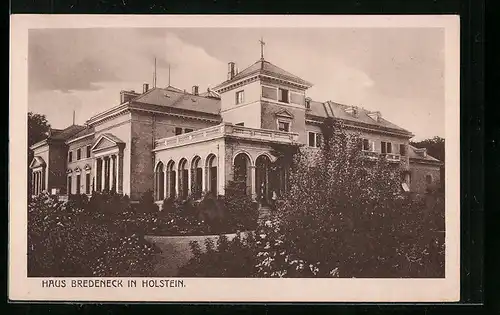 AK Bredeneek / Holstein, vor dem Haus Bredeneck