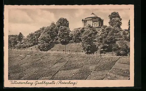 AK Rotenberg, Kgl. Grabkapelle auf dem Württemberg