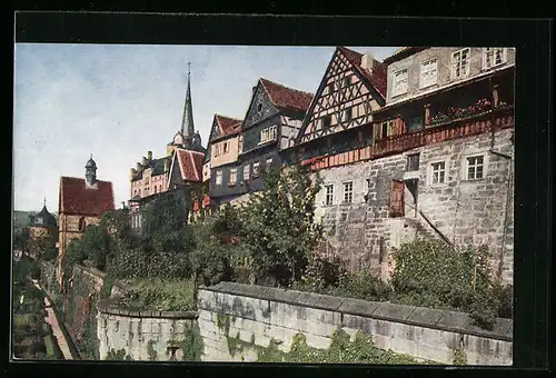 AK Kronach, Partie am Stadtgraben