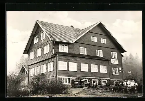 AK Schnellbach / Schmalkalden, Berggasthaus Ebertswiese am Rennsteig