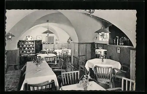 AK Husum, Restaurant Ratskeller, Innenansicht