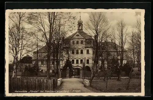 AK Langenberg, Blick auf die Heimstätte Förstel