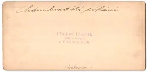 Stereo-Fotografie Otaka Havlik, Strakonicich, Ansicht Strakonice, Kriegsflüchtlinge mit ihrem Hab und Gut auf der Flucht