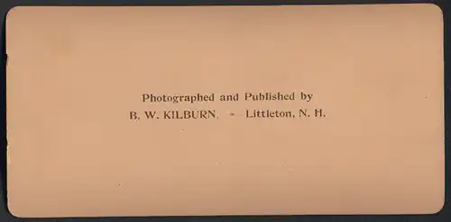 Stereo-Fotografie B. W. Kilburn, Littleton N.H., Ansicht Washington D.C., Blick nach dem Capitol mit Fontaine