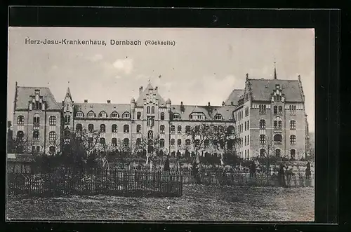 AK Dernbach, Herz-Jesu-Krankenhaus, Rückseite