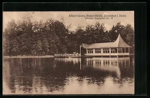 AK Dauenhof / Holst., Bokel-Mühle von Albert Greve