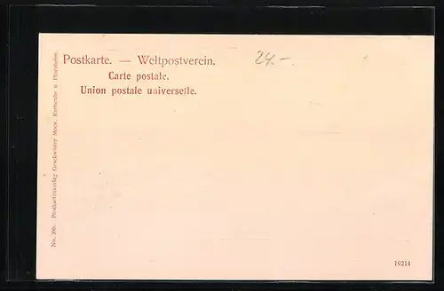 AK Karlsruhe, Motiv vom Sonntagsplatz