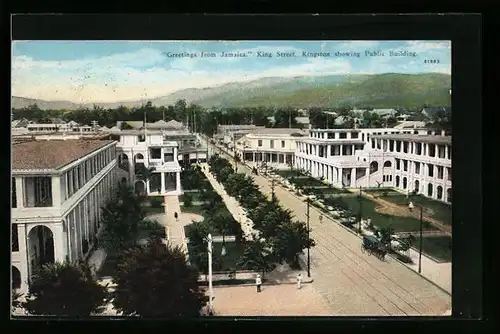 AK Jamaica, King Street, Kingston showing Public Building