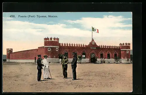 AK Tijuana, Herren mit Degen am Burgtor