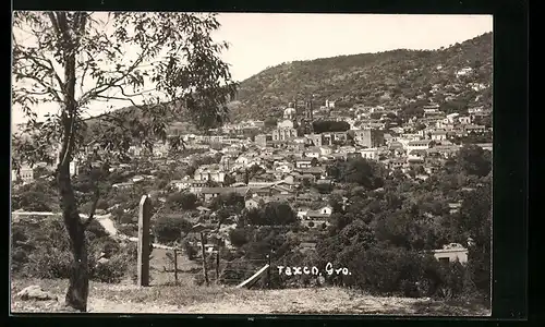 AK Taxco, Ortsansicht mit Kirche
