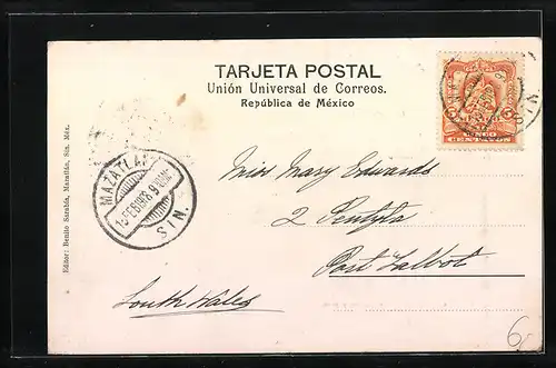 AK Mazatlán, Vista del puerto y paro