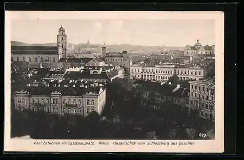 AK Wilna, Gesamtblick vom Schlossberg gesehen