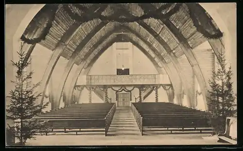 AK Augsburg, Innenansicht der S. Simpertuskirche