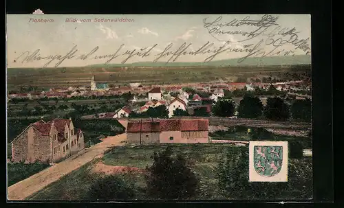 AK Flonheim, Blick vom Sedanwäldchen