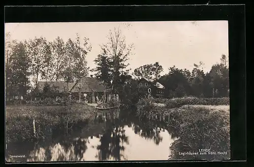 AK Lehde, Logirhäuser zum fröhl. Hecht