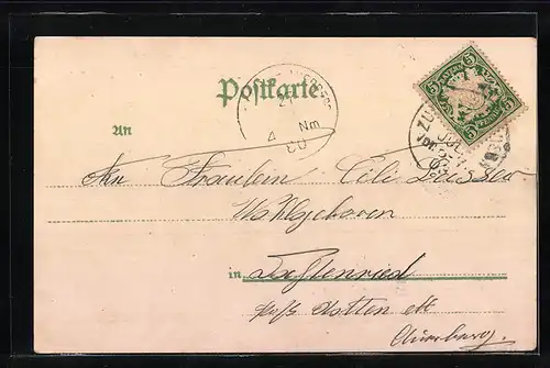 AK Zusmarshausen, Ortsansicht mit Kirche