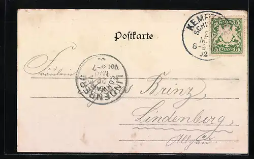 AK Kempten, Ortsansicht bei Tag