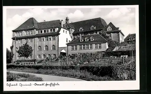 AK Schwäb. Gmünd, Ansicht der staatlichen Fachschule