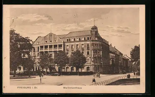 AK Freiburg i. Br., am Werthmannhaus