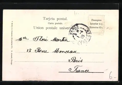 AK Buenos Aires, Avenida de Mayo, Strassenansicht