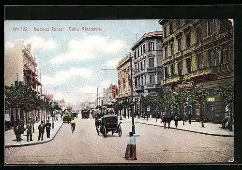 AK Buenos Aires, Calle Rivadavia