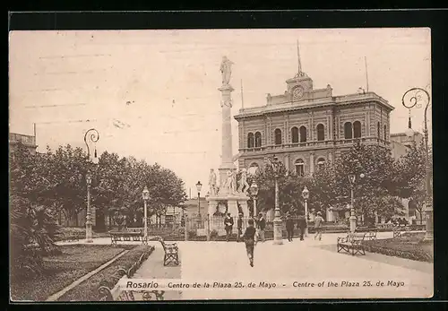 AK Rosario, Centro de la Plaza 25. de Mayo