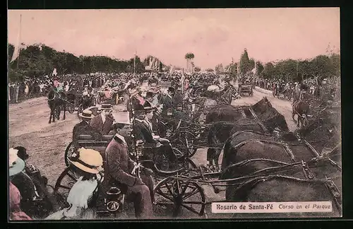 AK Rosario de Santa-Fé, Corso en el Parque