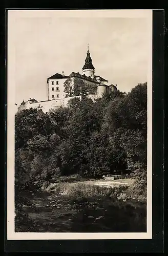 AK Friedland, Blick zum Schloss