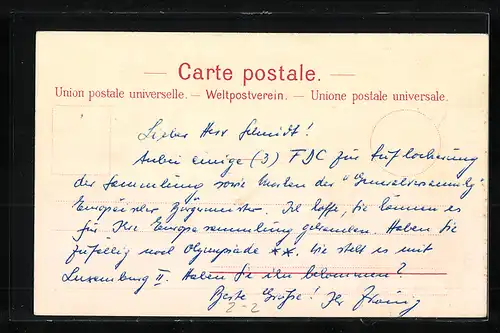 AK Die ersten Briefmarken der Schweiz