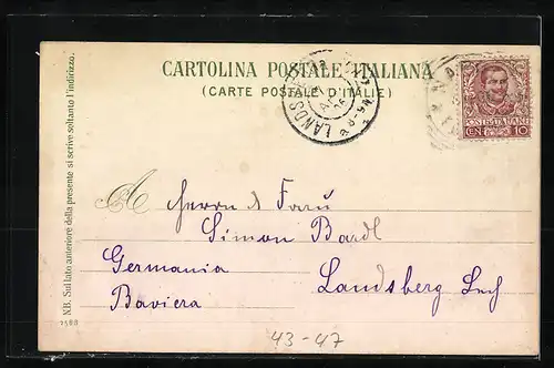 AK Neapel / Napoli, Il Carro della Farina