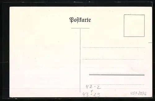 AK Zeitungsartikel aus Velhagen und Klasins Monatsheften, Männer im schnellen Galopp durch den Wald