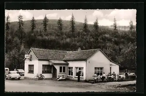 AK Gieselwerder / Oberweser, Gaststätte Waldhorn, Inh. G. Brehm